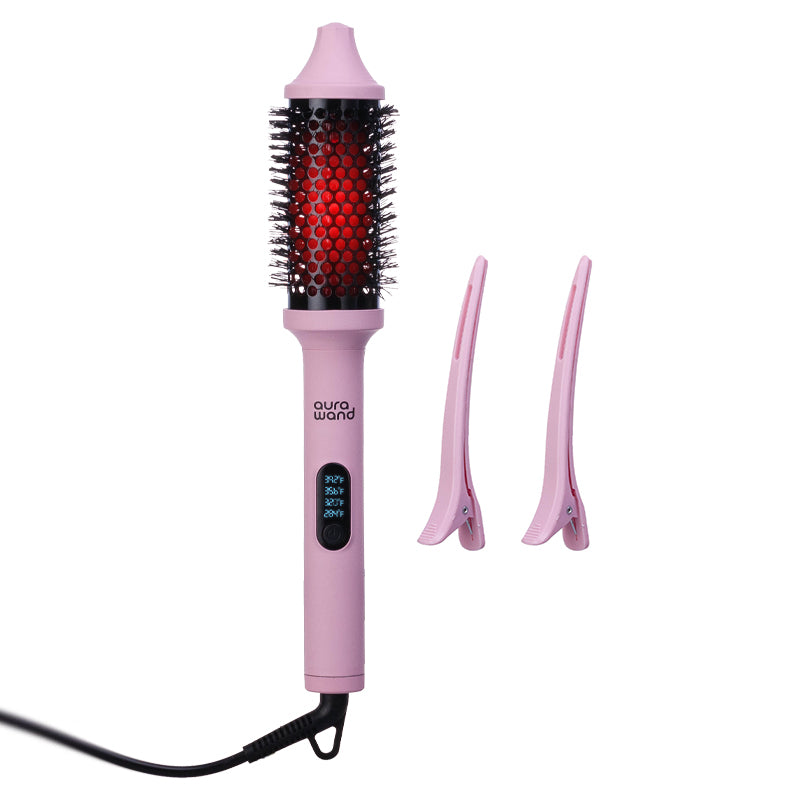 aurawand infrared negative ion thermal comb, 12 inches wide, LED display screen, temperature sensor