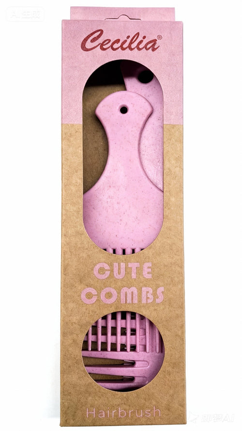 aurawand Three in one comb set, made of wheat straw material, natural and environmentally friendly